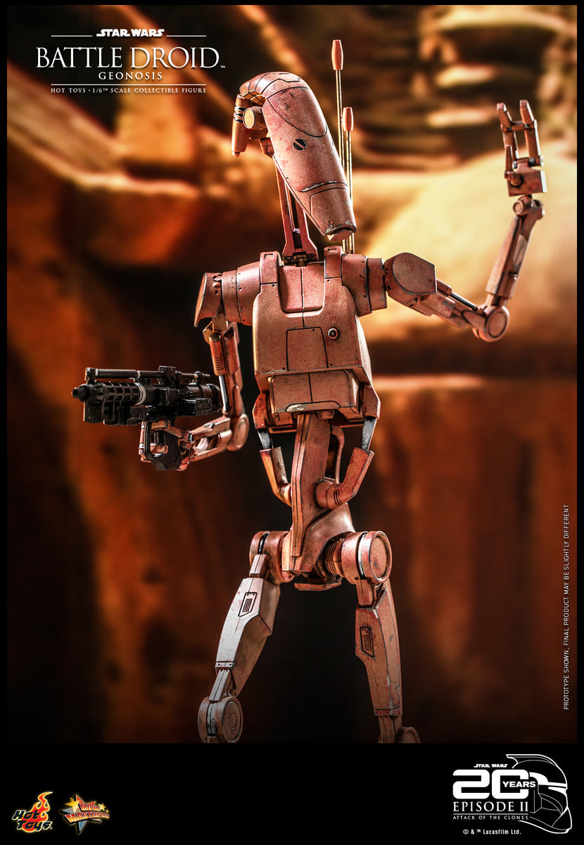 Preventa Figura Battle Droid (Geonosis) - Star Wars Episode II: Attack of the Clones ™ marca Hot Toys MMS649 escala 1/6