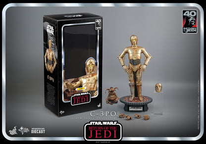Preventa Figura C-3PO Diecast - Star Wars Episode VI: Return of the Jedi marca Hot Toys MMS701D56 escala 1/6