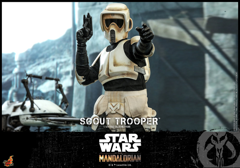 Pedido Figura Scout Trooper - Star Wars: The Mandalorian marca Hot Toys TMS016 escala 1/6