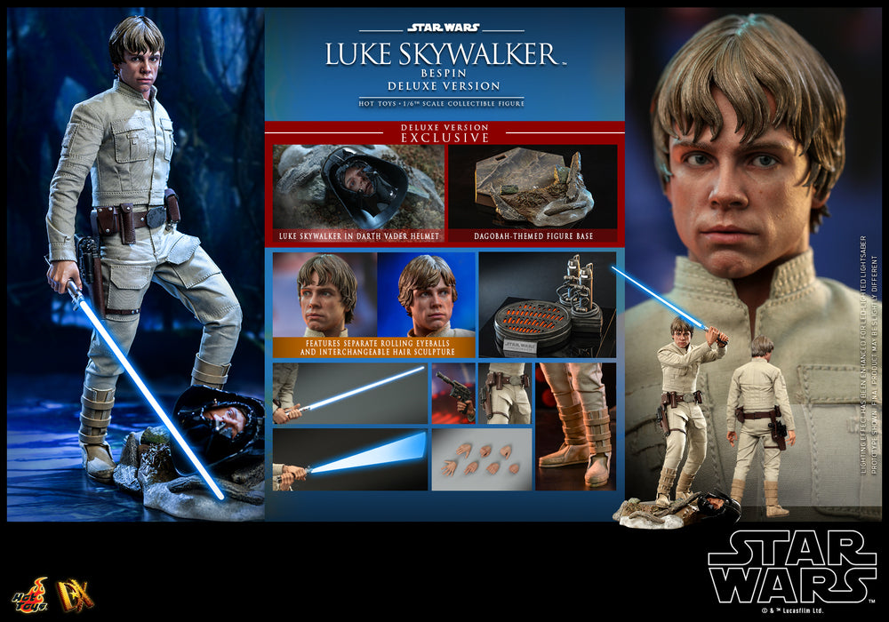Preventa Figura Luke Skywalker (Bespin) Deluxe version - Star Wars: The Empire Strikes Back ™ marca Hot Toys DX25 escala 1/6