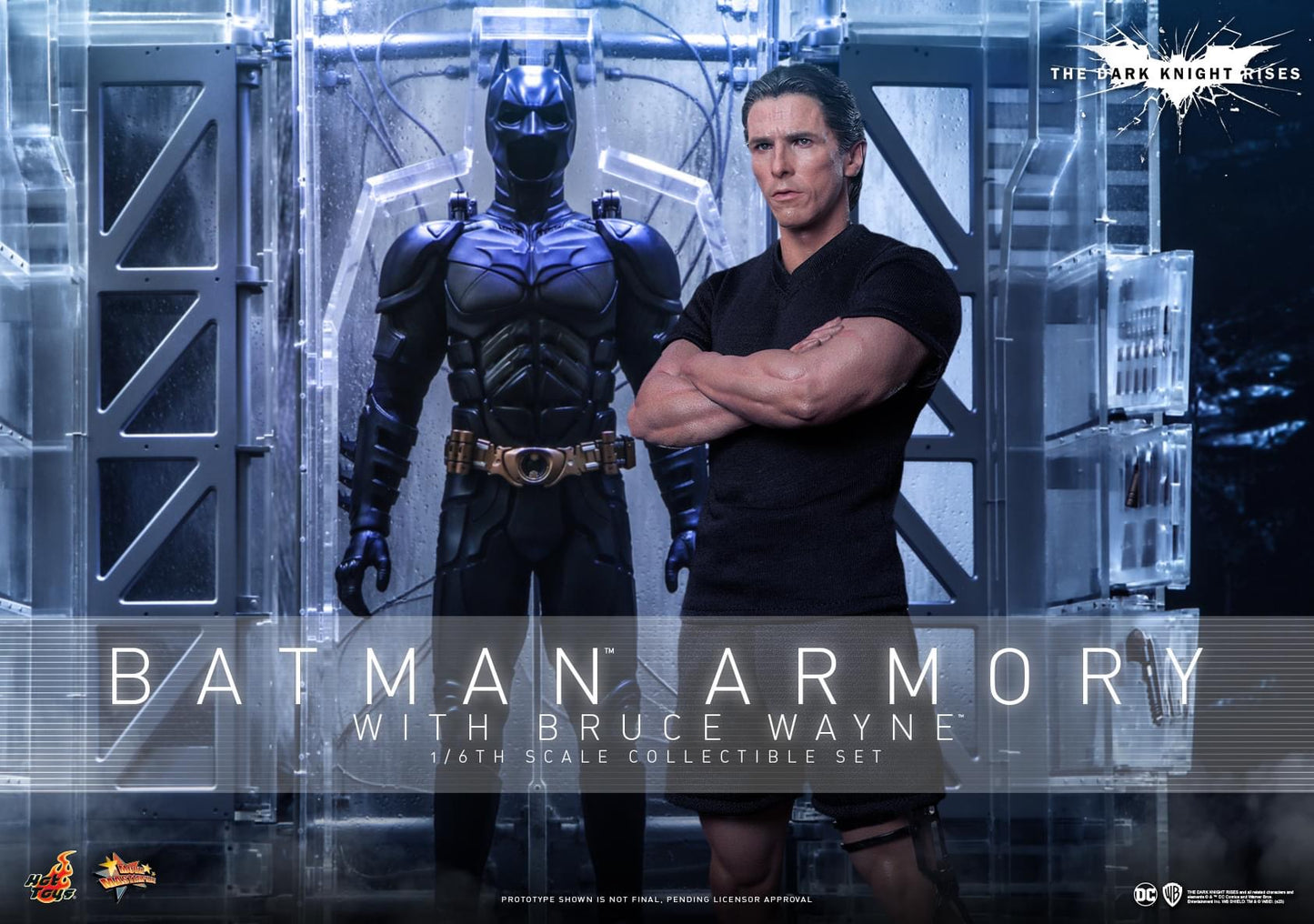 Preventa Figura Batman Armory con Bruce Wayne - The Dark Knight Rises marca Hot Toys MMS702 escala 1/6