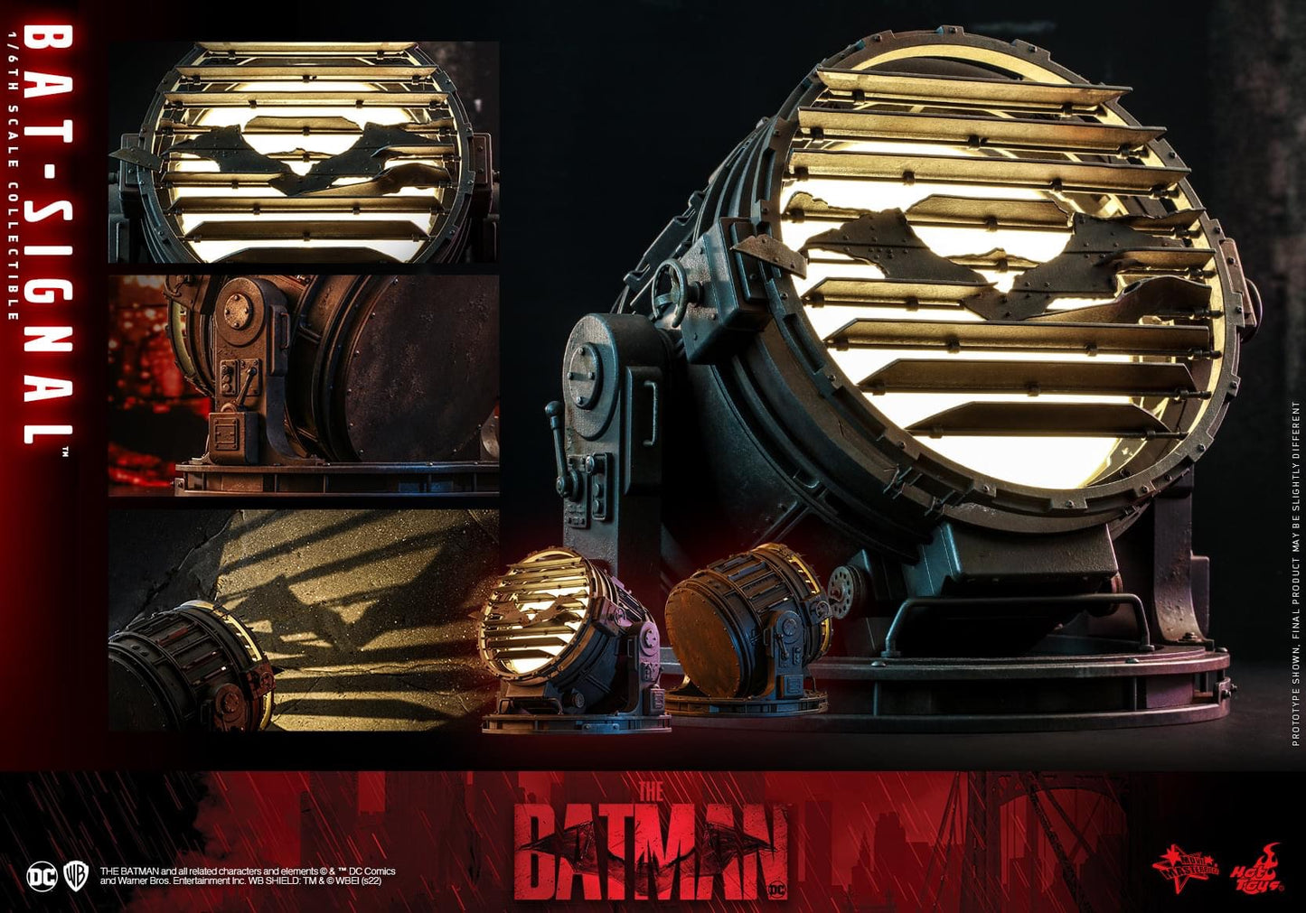 Preventa Bat-Signal - The Batman marca Hot Toys MMS640 escala 1/6
