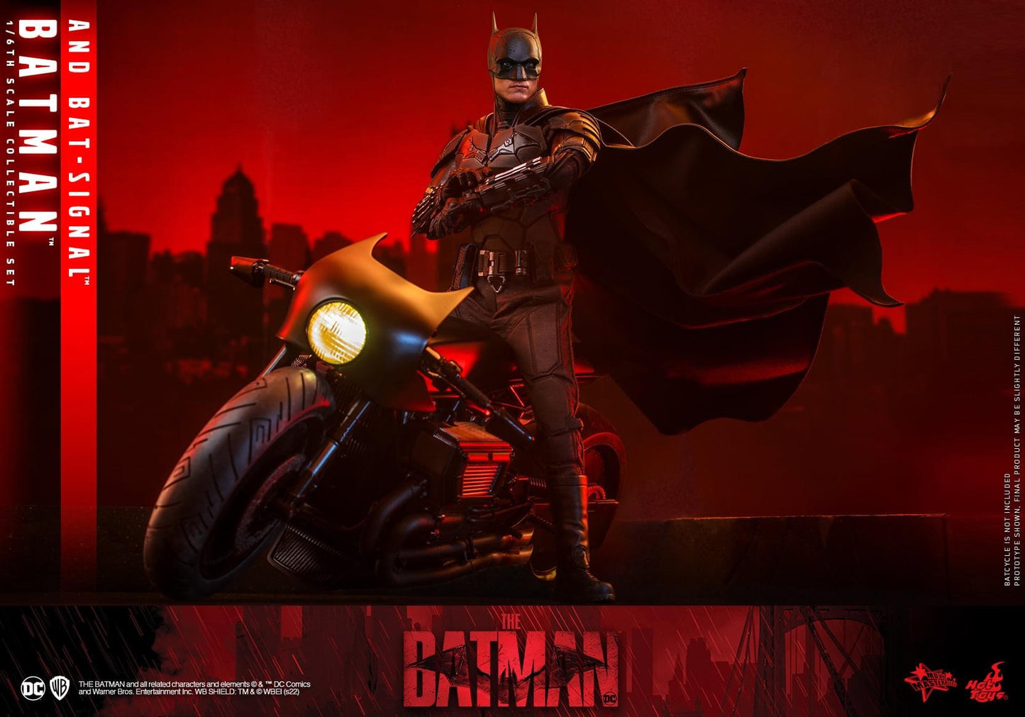Preventa Figura Batman & Bat-Signal - The Batman marca Hot Toys MMS641 escala 1/6