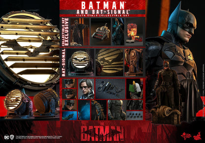Preventa Figura Batman & Bat-Signal - The Batman marca Hot Toys MMS641 escala 1/6