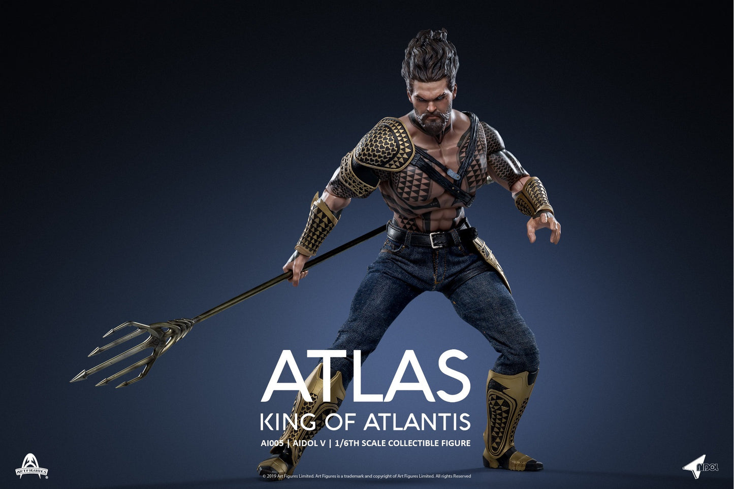 Pedido Figura (Limitado) Atlas King of Atlantis marca Art Figures AI-005 escala 1/6
