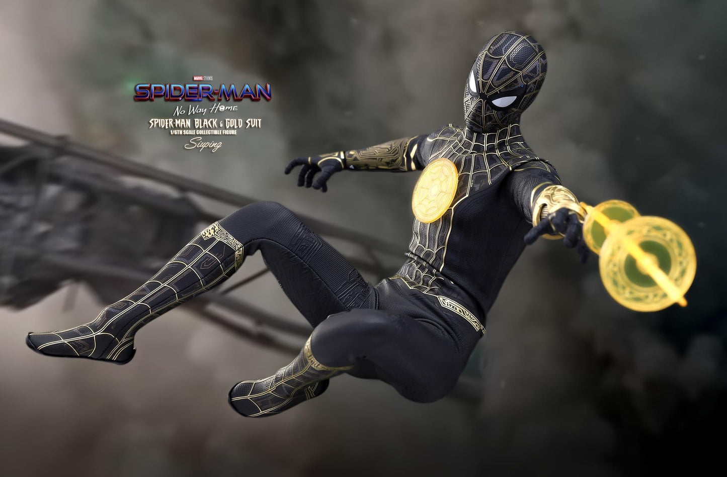 Pedido Figura Spider-Man (Black & Gold Suit) - Spider-Man: No Way Home marca Hot Toys MMS604 escala 1/6