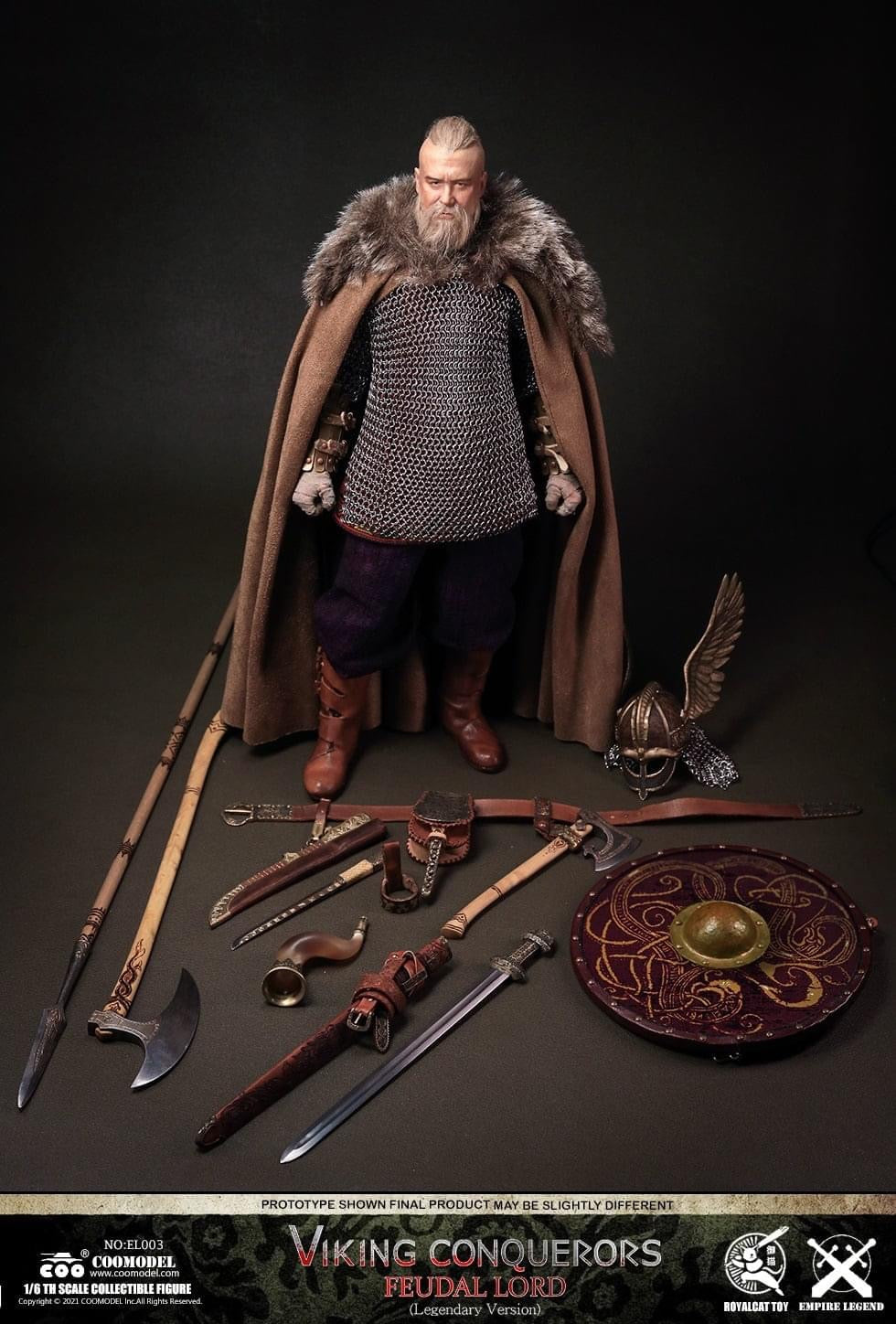 Pedido Figura Viking Feudal Lord (Legendary version) - Viking Conquerors marca Coomodel EL003 escala 1/6