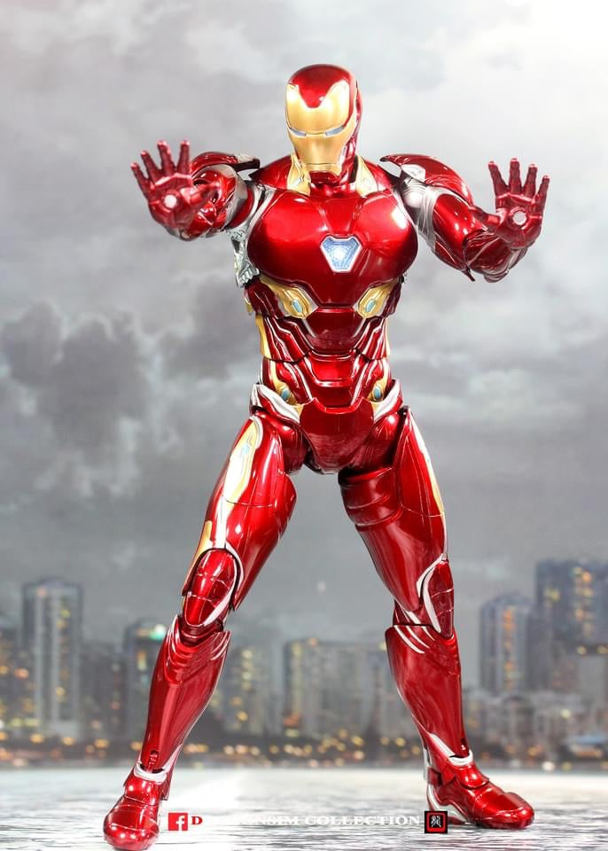 Preventa Figura DLX Iron Man Mark L 50 - Avengers: Infinity Saga marca Threezero 3Z0249 escala pequeña 1/12