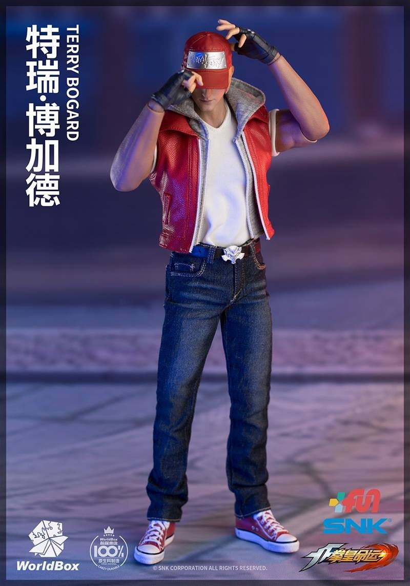 Preventa Figura Terry Bogard SNK King of Fighters marca WorldBox escala 1/6