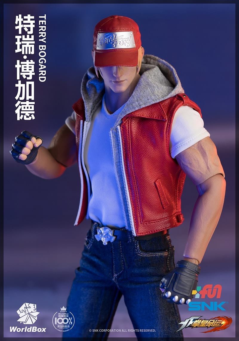 Preventa Figura Terry Bogard SNK King of Fighters marca WorldBox escala 1/6