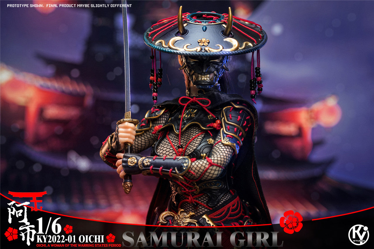 Pedido Figura Samurai Girl OICHI marca Kystudio KY2022-01 escala 1/6