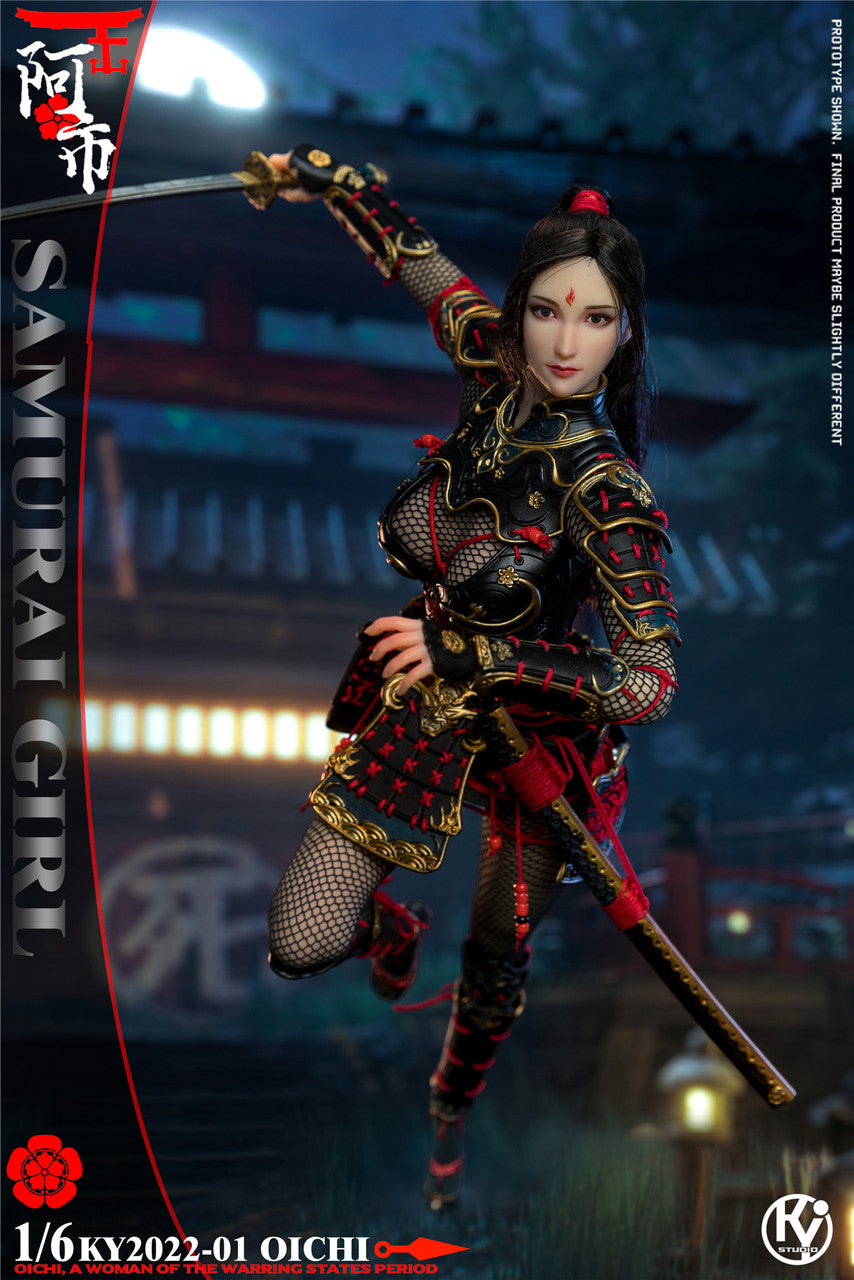 Pedido Figura Samurai Girl OICHI marca Kystudio KY2022-01 escala 1/6