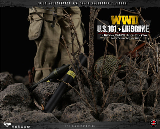 Pedido Figura Private First Class - WWII US 101st Airborne 1st Battalion 506th PIR marca Soldier Story SS126 escala 1/6