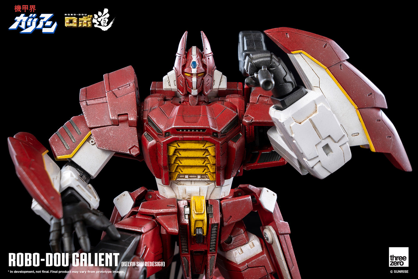 Preventa Figura ROBO-DOU Galient (Kelvin Sau Redesign) - Panzer World Galient marca Threezero 3Z0175 sin escala