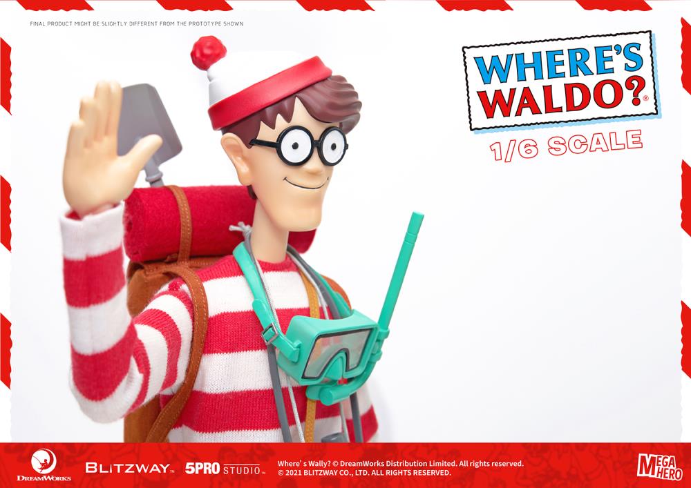 Pedido Figura Wally - Where´s Waldo? marca Blitzway 5PRO-MG-20301 escala 1/6