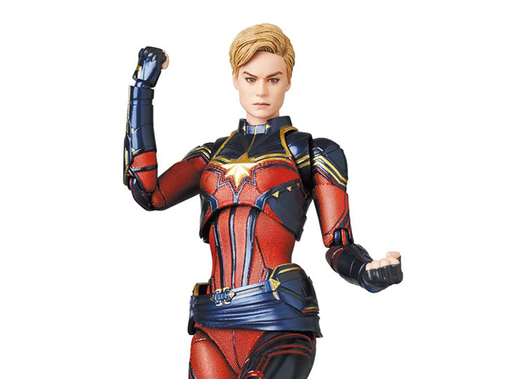 Pedido Figura Captain Marvel - Avengers: Endgame - MAFEX marca Medicom Toy No.163 escala pequeña 1/12