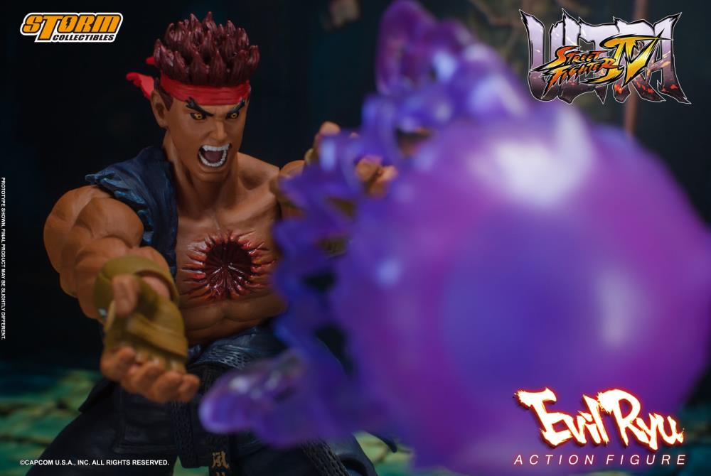 Pedido Figura Evil Ryu - Ultra Street Fighter IV marca Storm Collectibles escala pequeña 1/12
