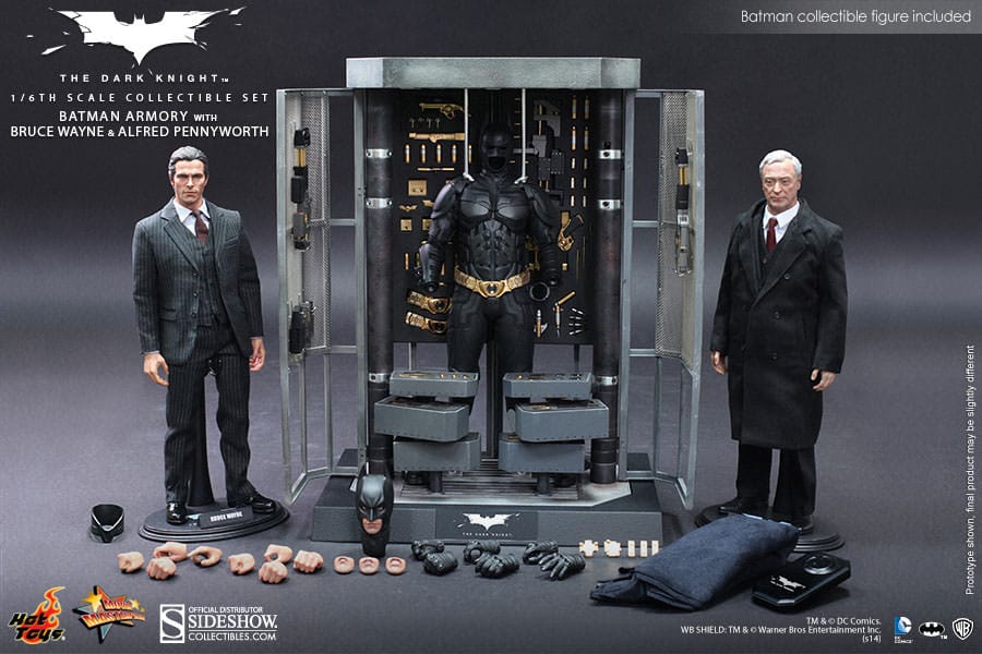 Pedido Figuras Batman Armory con Bruce Wayne y Alfred marca Hot Toys MMS236 escala 1/6