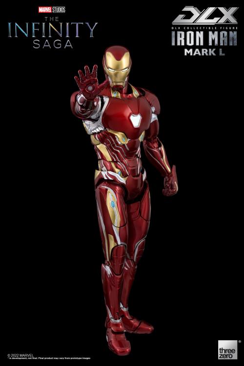 Preventa Figura DLX Iron Man Mark L 50 - Avengers: Infinity Saga marca Threezero 3Z0249 escala pequeña 1/12