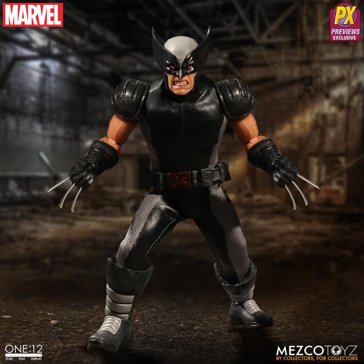 Pedido Figura Wolverine (X-Force) PX Previews Exclusive - Marvel - One:12 Collective marca Mezco Toyz escala pequeña 1/12