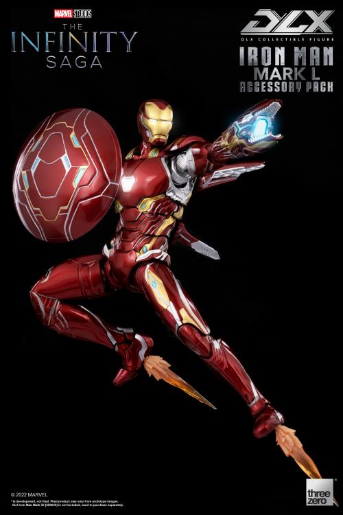Preventa Set de accesorios para el DLX Iron Man Mark L 50 - Avengers: Infinity Saga marca Threezero 3Z0362 escala pequeña 1/12