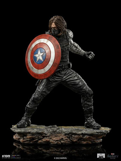 Preventa Estatua Winter Soldier - The Infinity Saga - Battle Diorama Series - marca Iron Studios escala de arte 1/10