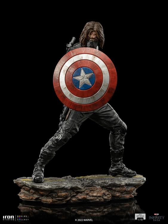 Preventa Estatua Winter Soldier - The Infinity Saga - Battle Diorama Series - marca Iron Studios escala de arte 1/10