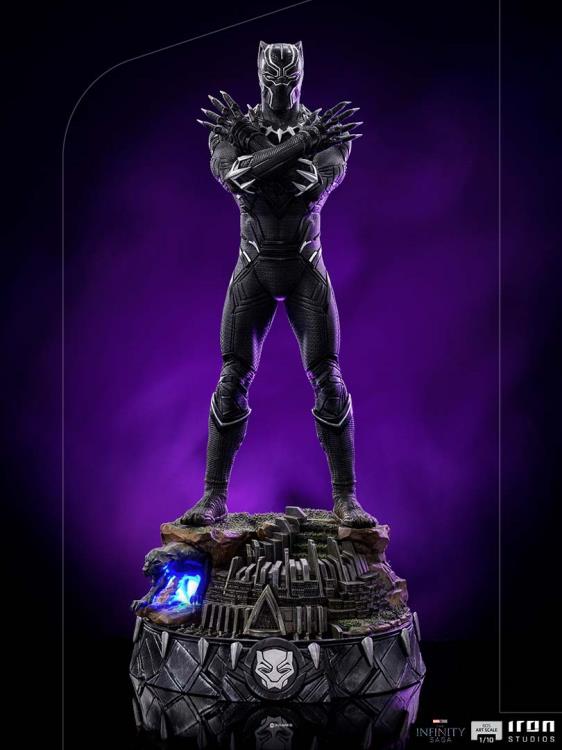 Pedido Estatua Black Panther - Avengers: Infinity Saga - Deluxe - marca Iron Studios escala de arte 1/10