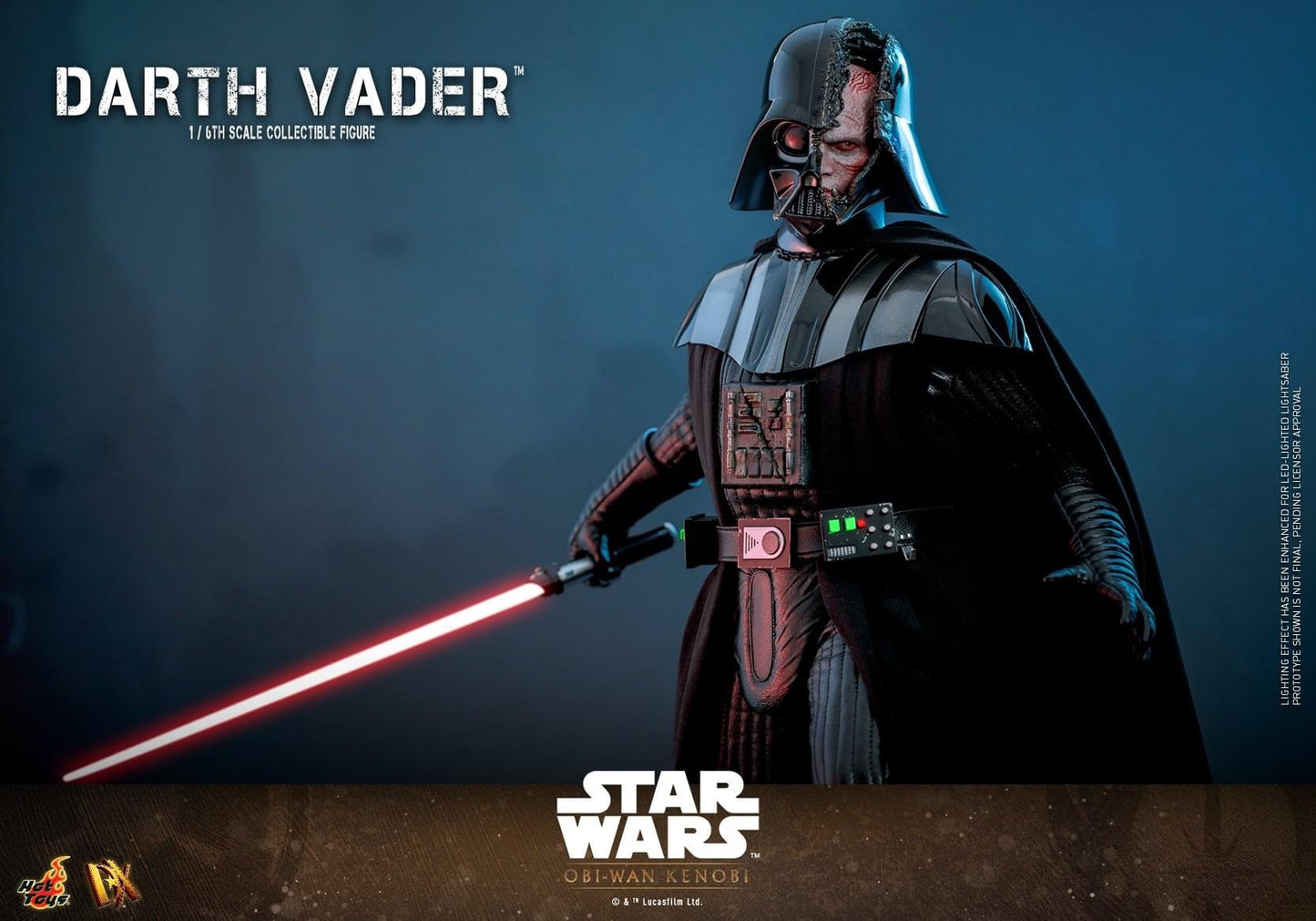 Preventa Figura Darth Vader - Star Wars™: Obi-Wan Kenobi Series marca Hot Toys DX27 escala 1/6