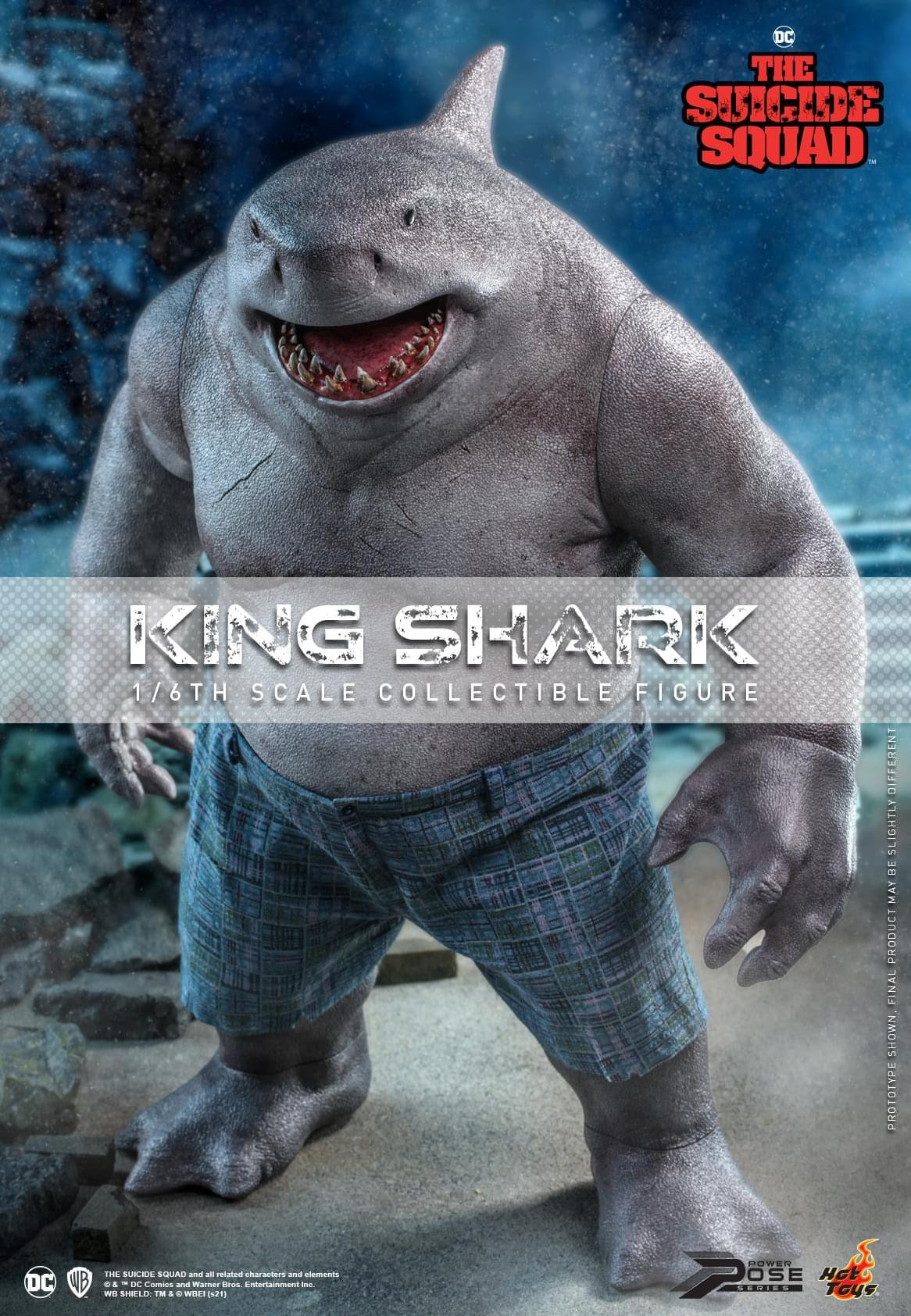 [EN STOCK] Figura King Shark - The Suicide Squad marca Hot Toys PPS006 escala 1/6