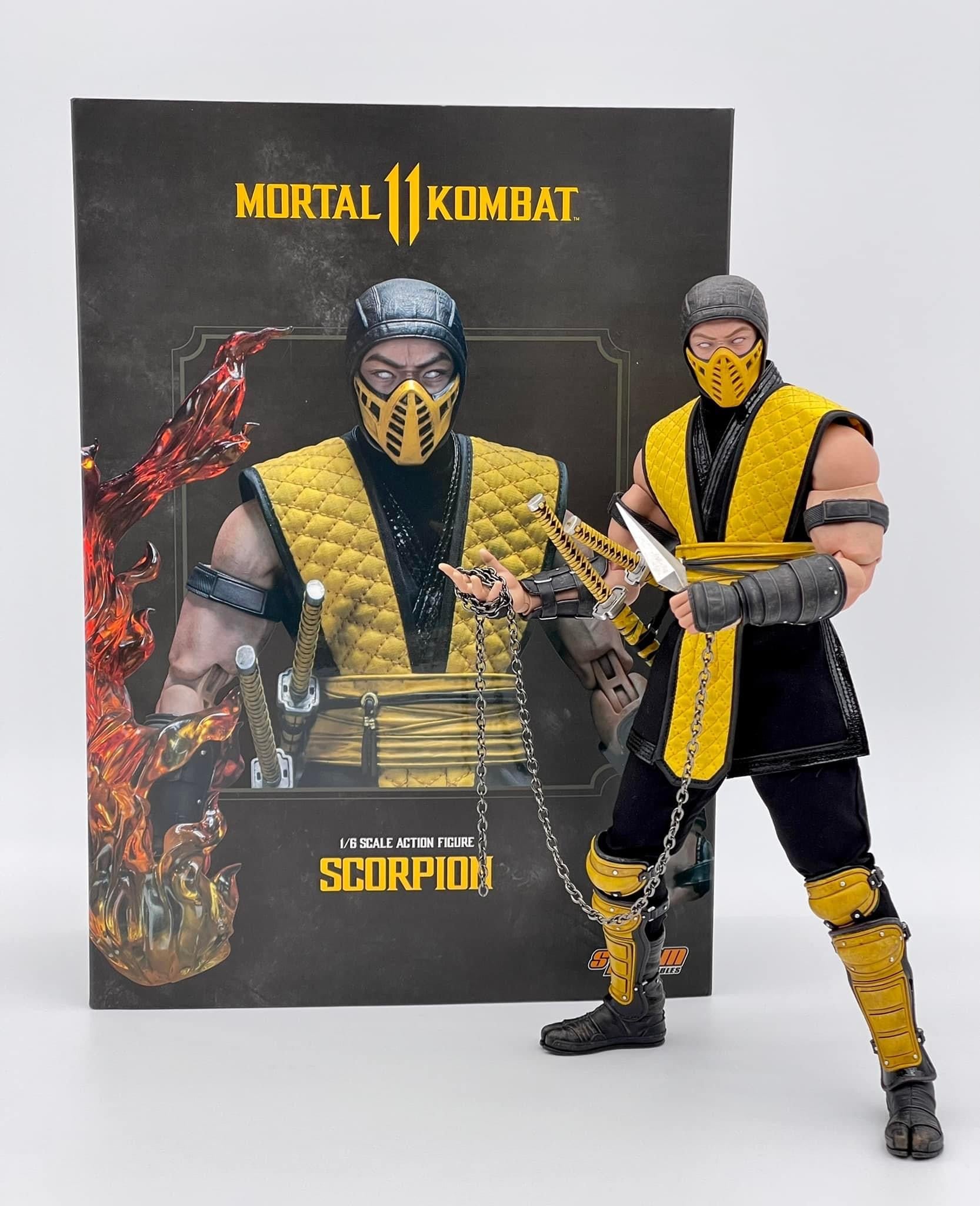 Juguete scorpion mortal online kombat