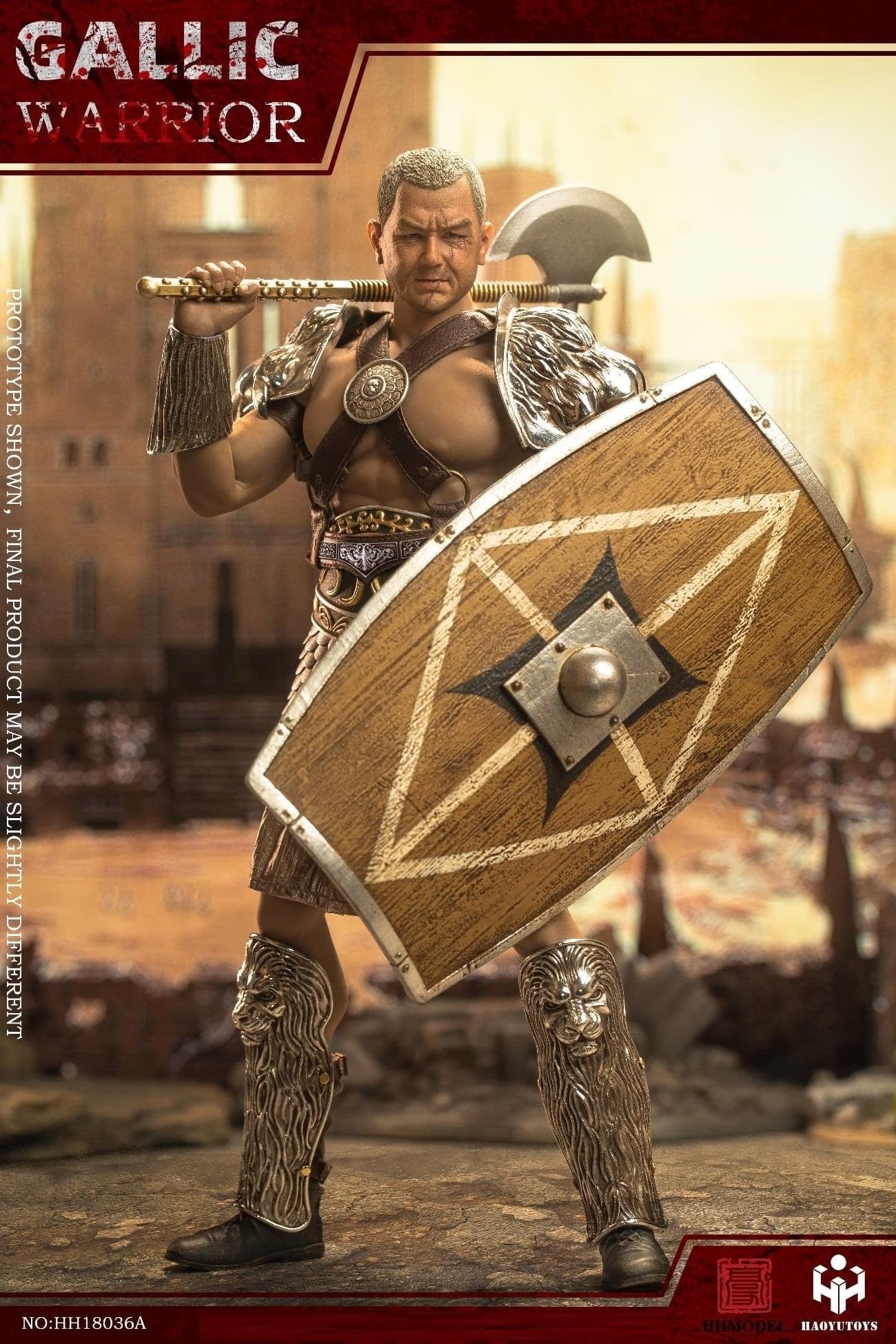 Pedido Figura (limitado) Gaul Warrior (Silver version) marca Haoyutoys HH18036A escala 1/6