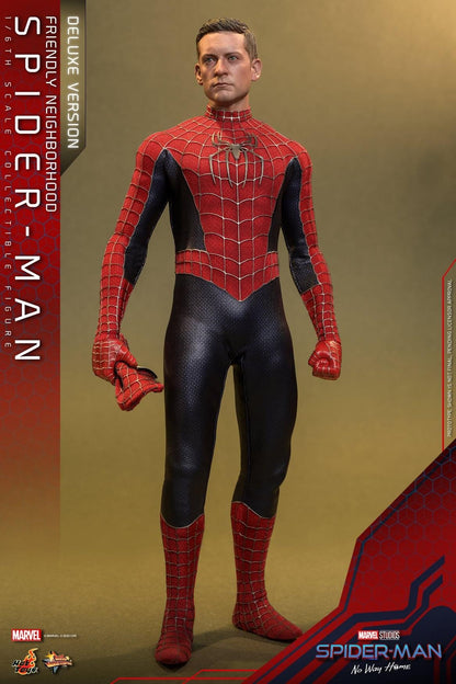 Preventa Figura Friendly Neighborhood Spider-Man (Deluxe version) - Spider-Man: No Way Home marca Hot Toys MMS662 escala 1/6