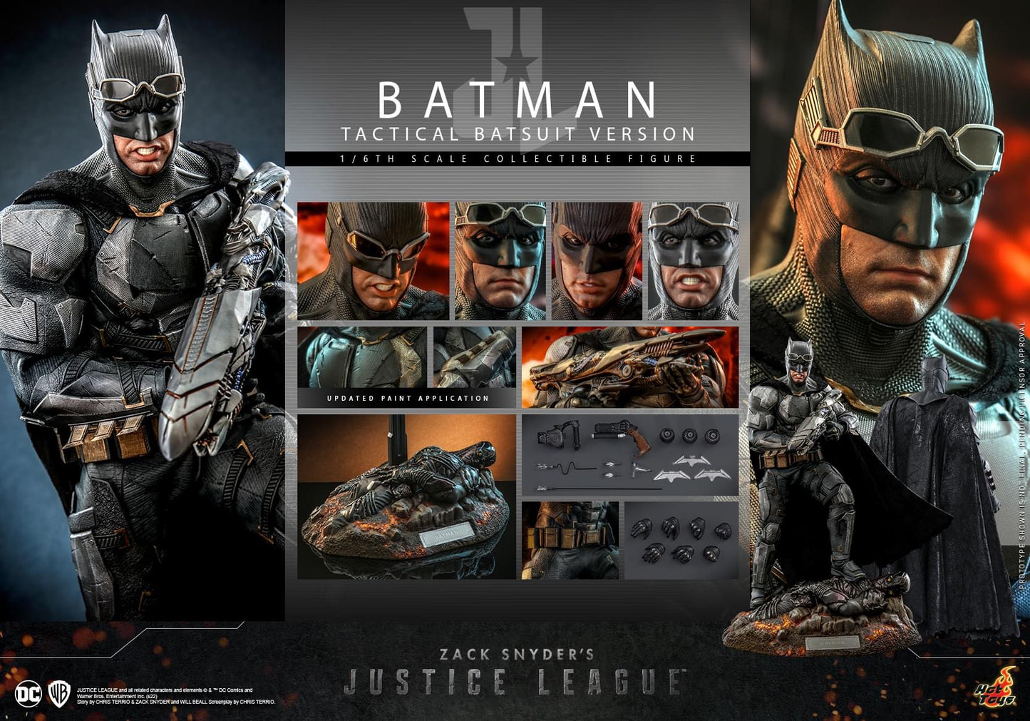 Preventa Figura Batman (Tactical Suit) - Zack Snyder’s Justice League marca Hot Toys TMS085 escala 1/6