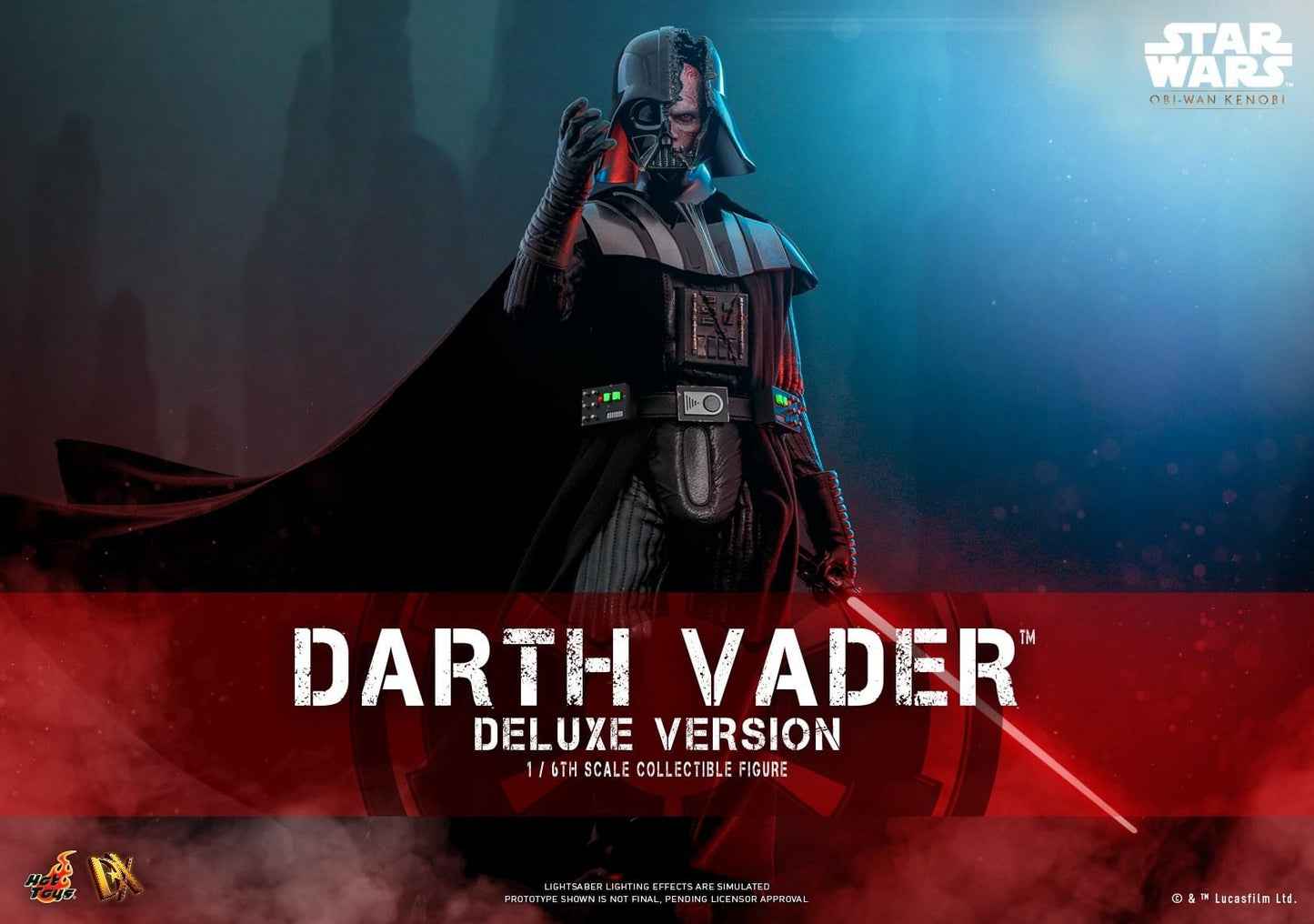 Preventa Figura Darth Vader (Deluxe version) - Star Wars™: Obi-Wan Kenobi Series marca Hot Toys DX28 escala 1/6