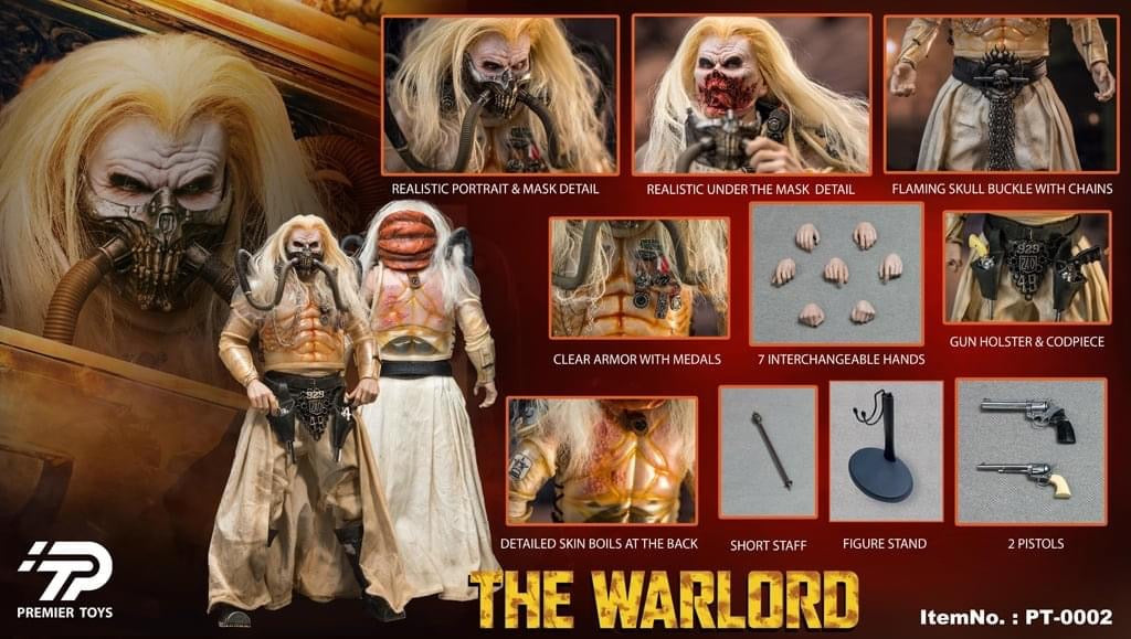 Preventa Figura The Warlord marca Premier Toys PT0002 escala 1/6