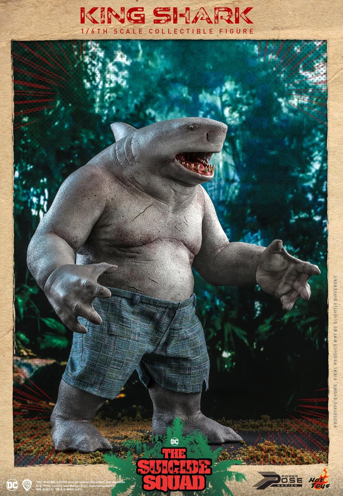 Pedido Figura King Shark - The Suicide Squad marca Hot Toys PPS006 escala 1/6