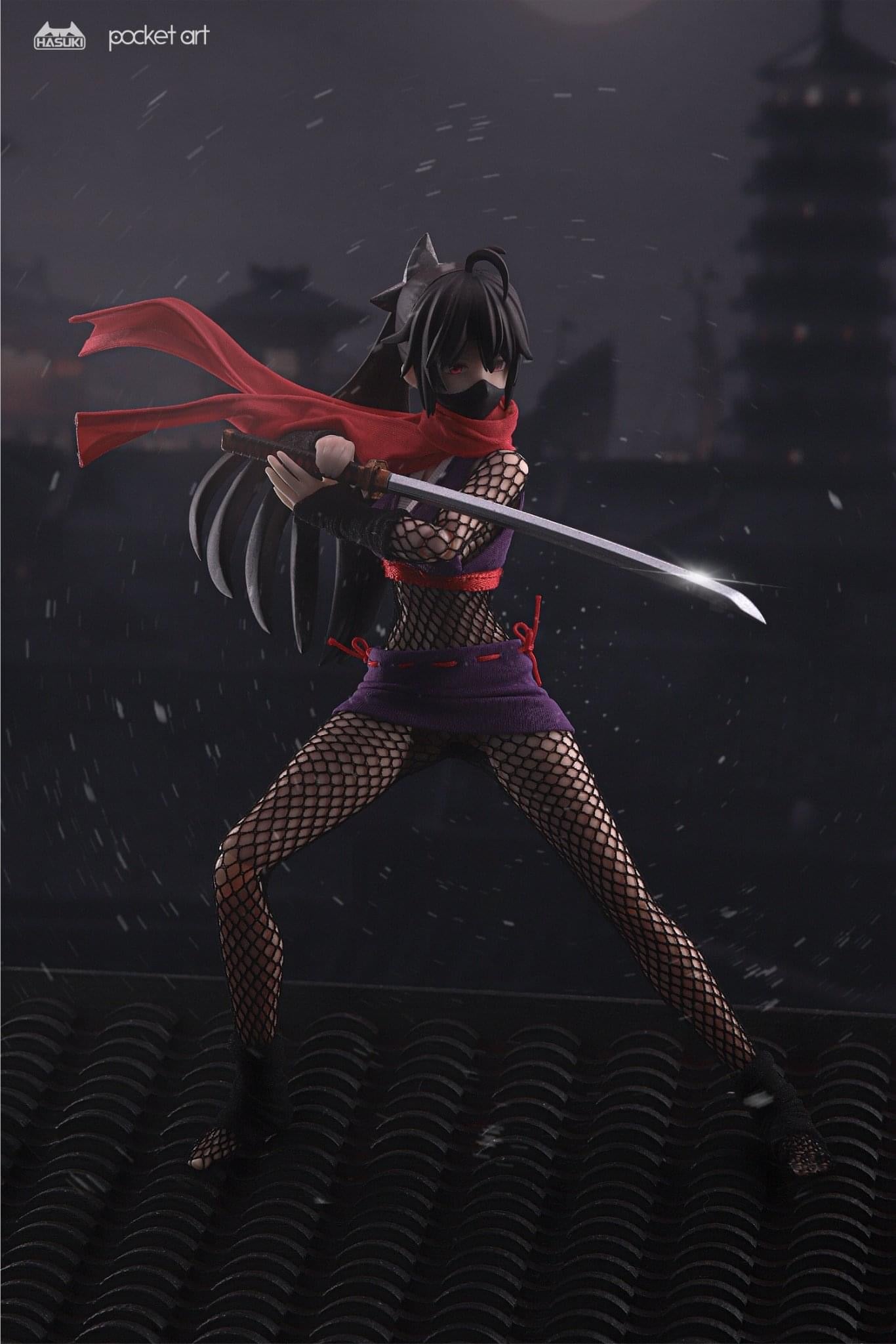 Pedido Figura Female Ninja Hagi marca HASUKI PA002 escala pequeña 1/12