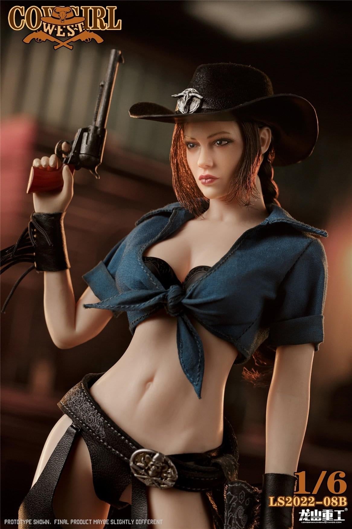 Pedido Figura Western Cowboy Bounty Hunter (Blue version) marca LongShanJinshu LS2022-08B escala 1/6