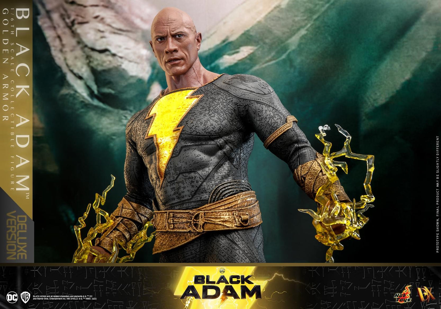 Preventa Figura Black Adam (Golden Armor) marca Hot Toys DX31 escala 1/6