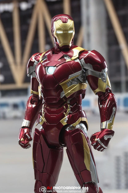 Pedido Figura DLX Iron Man Mark XLVI 46 - Avengers: Infinity Saga marca Threezero 3Z0256C0 escala pequeña 1/12
