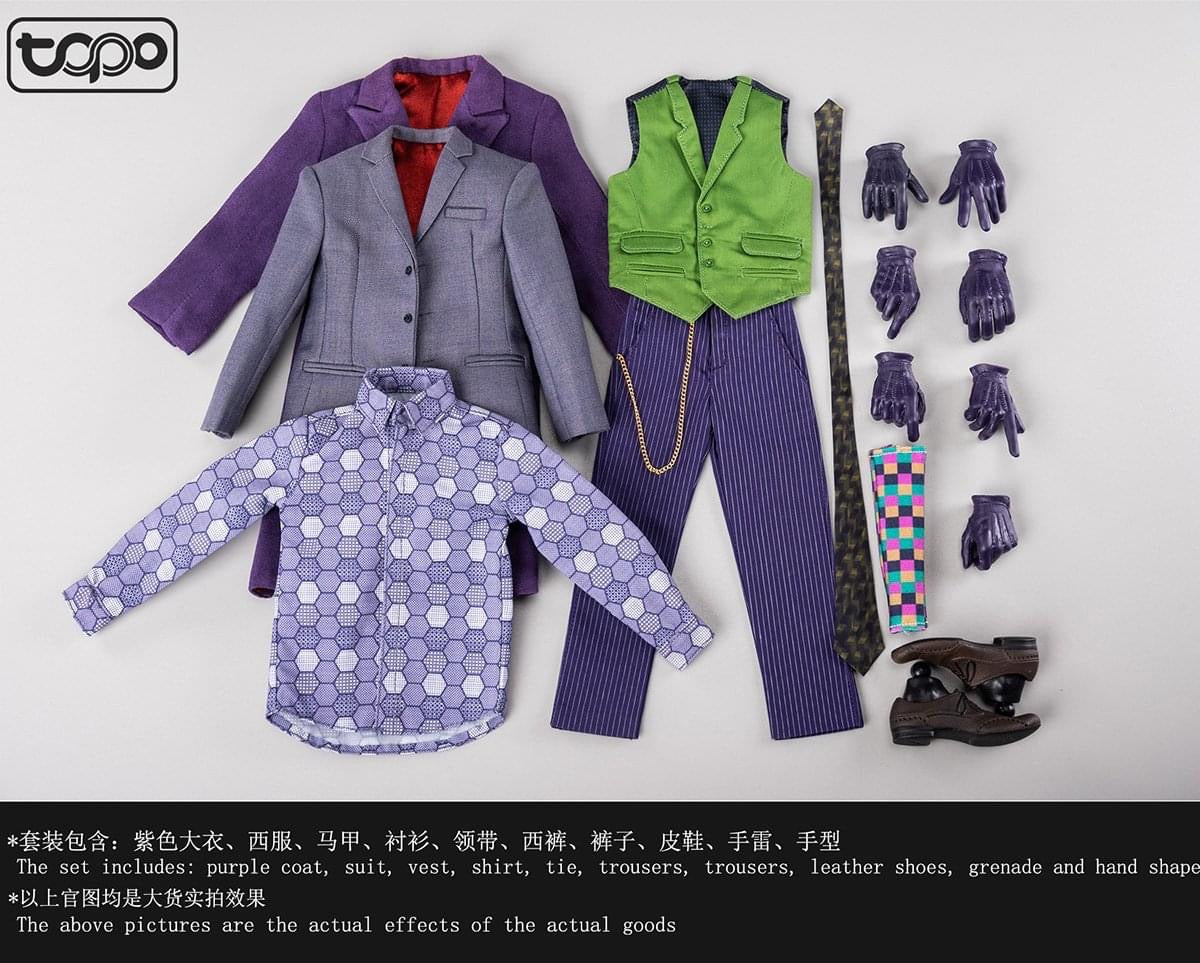 Pedido Set Purple suit marca TOPO TP002 escala 1/6