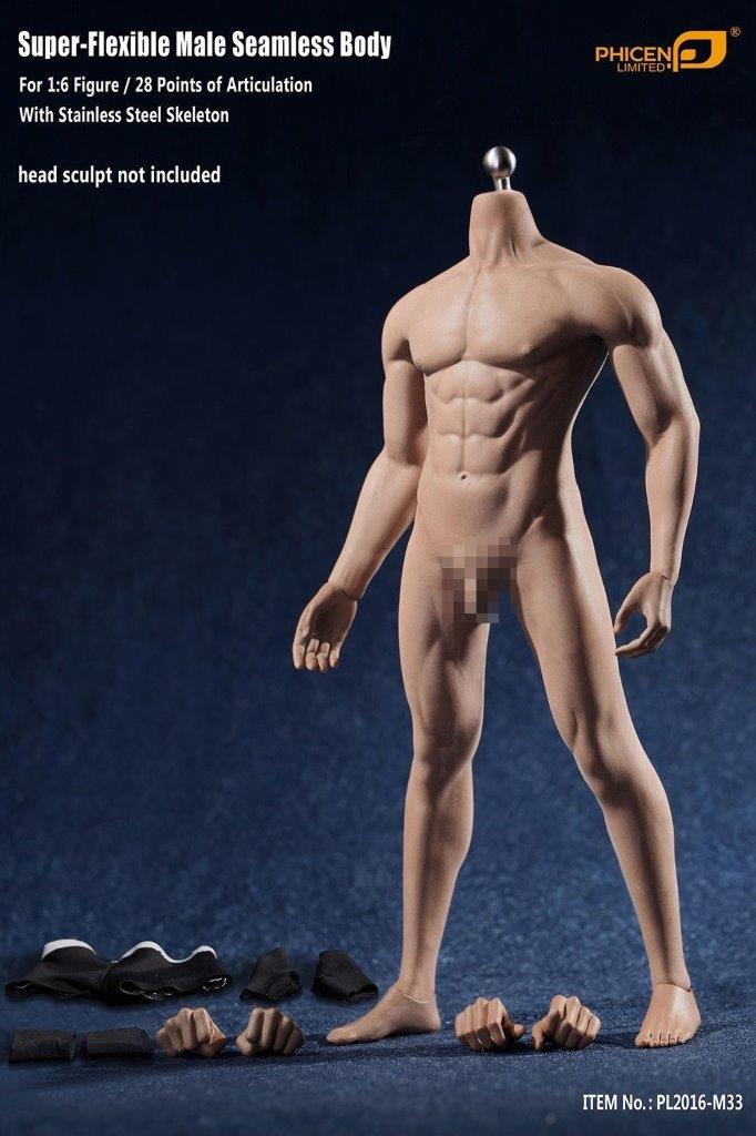 Figura Henry con cuerpo atlético marca Phicen TBLeague M33 escala 1/6