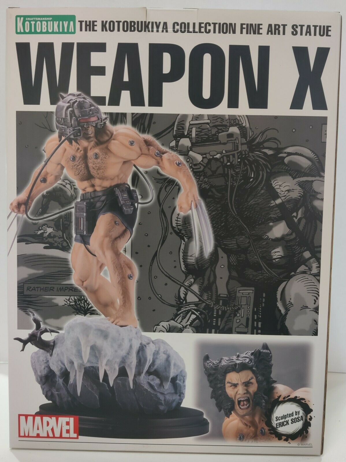Pedido Estatua Weapon X (Wolverine) Limited Edition - Marvel Comics - Fine Art marca Kotobukiya escala 1/6