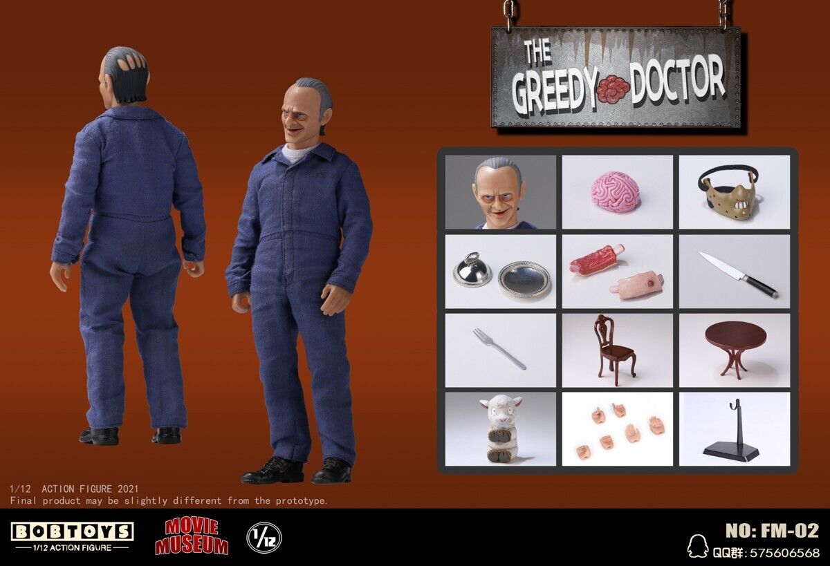 Pedido Figura The Greedy Doctor - Movie Museum Series marca BOBToys FM-02 escala pequeña 1/12