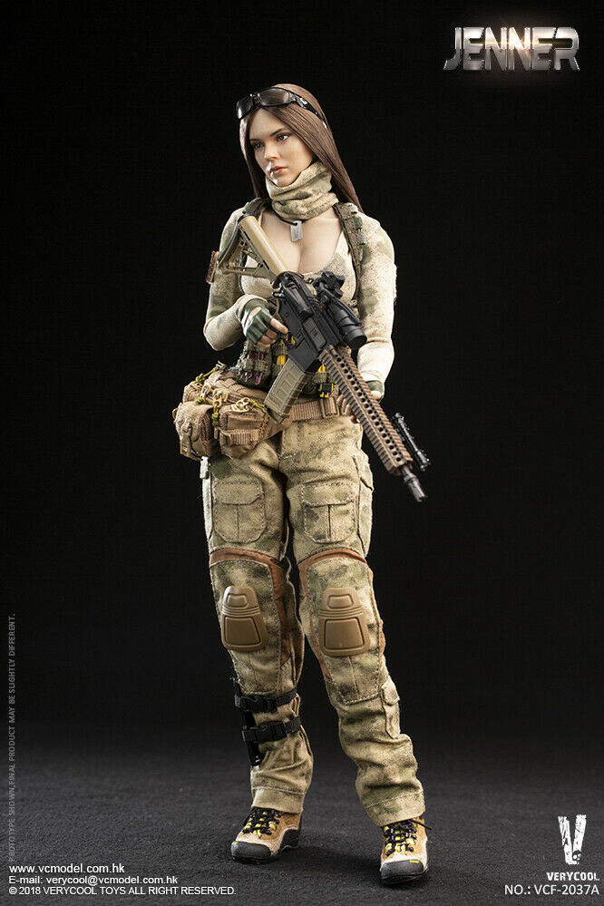 Pedido Figura A-TACS FG Soldier Woman Jenner marca Verycool VCF-2037A escala 1/6