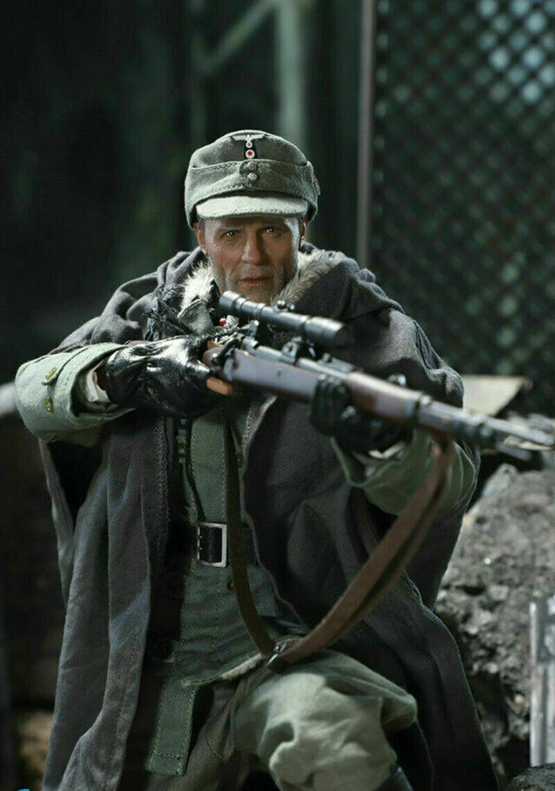 Pedido Figura WWII 1942 Sniper Major Erwin Konig versión de 10th aniversario marca DID escala 1/6