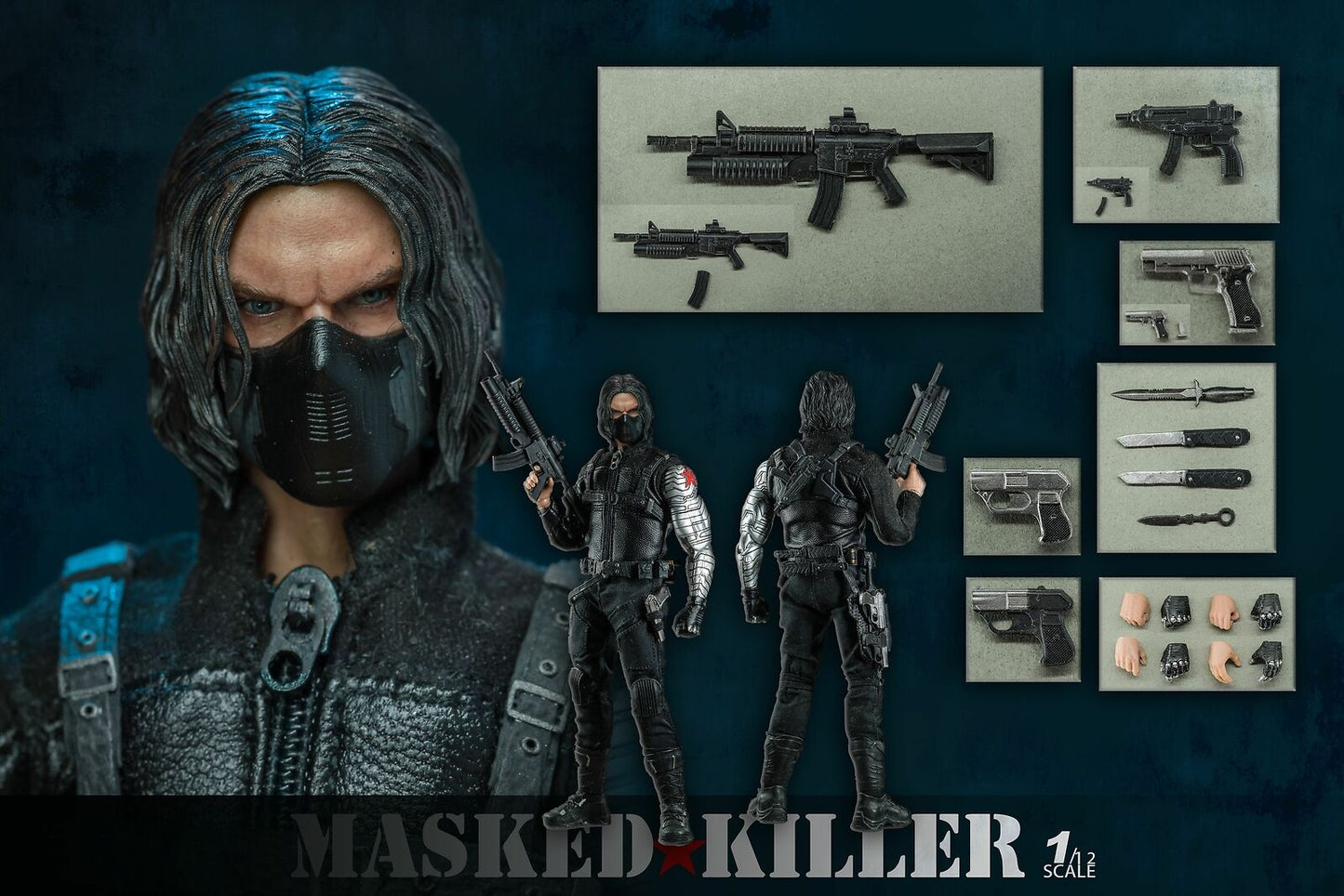 Preventa Figura Masked Killer - Versión A Tela (Standard y DX) marca Nota Studio escala pequeña 1/12