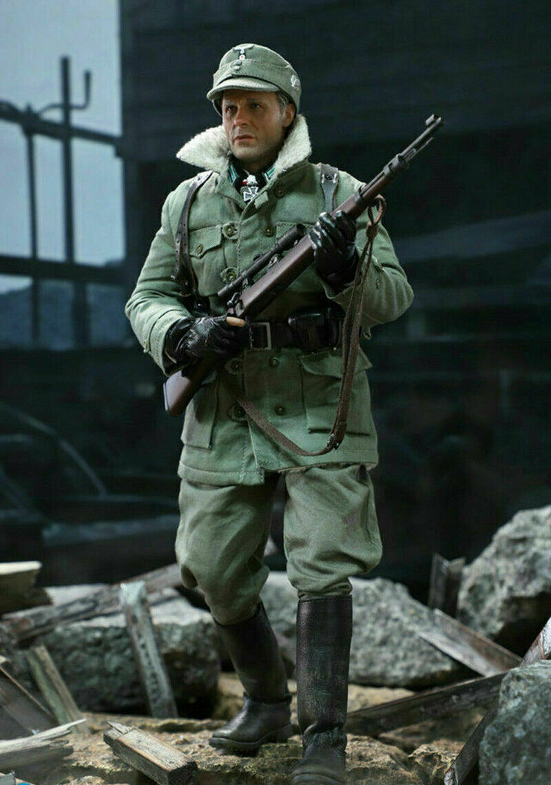 Pedido Figura WWII 1942 Sniper Major Erwin Konig versión de 10th aniversario marca DID escala 1/6