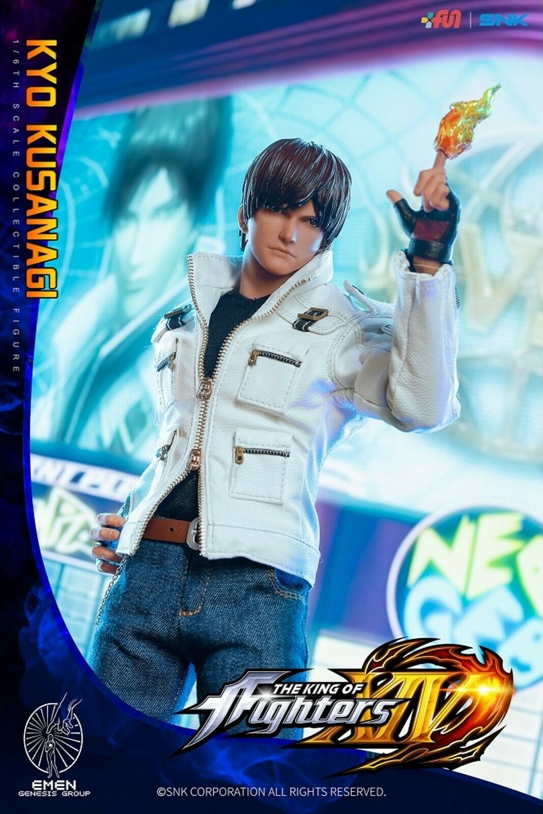 Pedido Figura Kyo Kusanagi - SNK King of Fighters XIV marca Emen Genesis Group KOF-KY01 escala 1/6